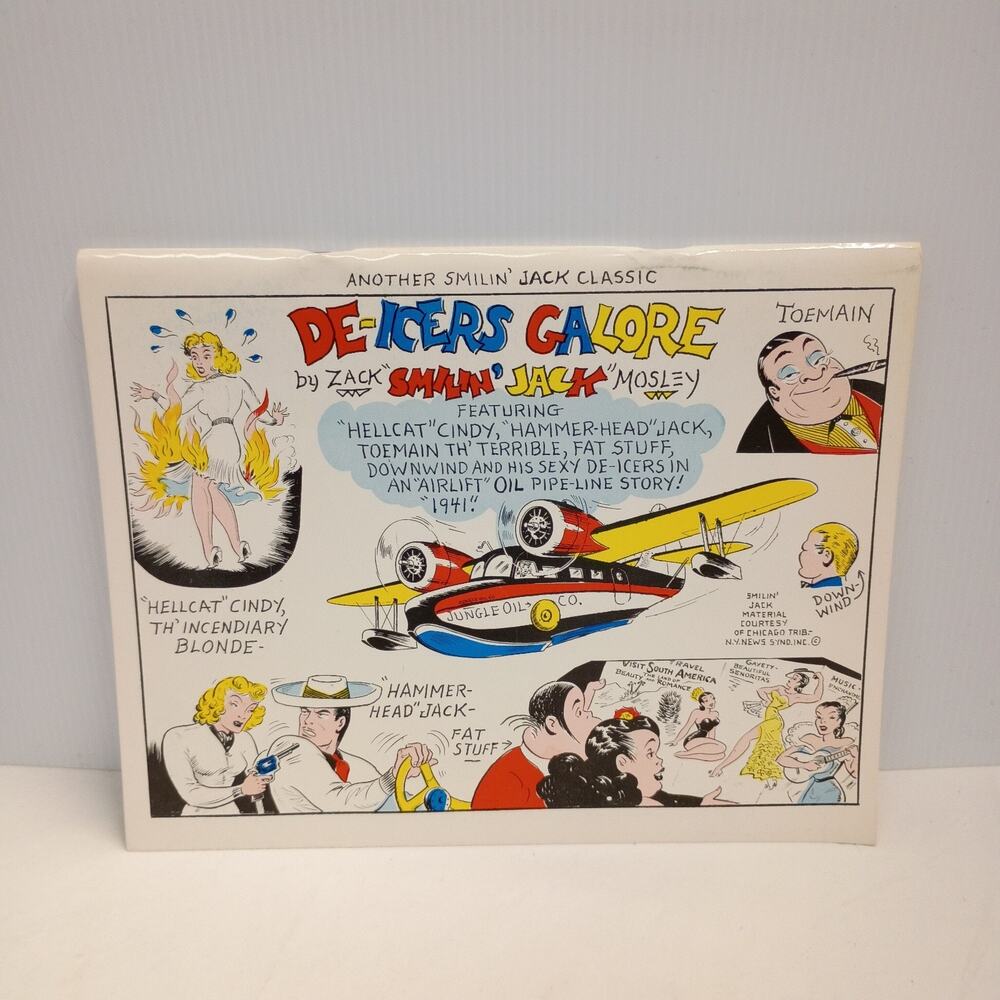 De-Icers Galore by Zack "Smilin' Jack" Mosely 1980 SIGNED Inscribed Back Cover